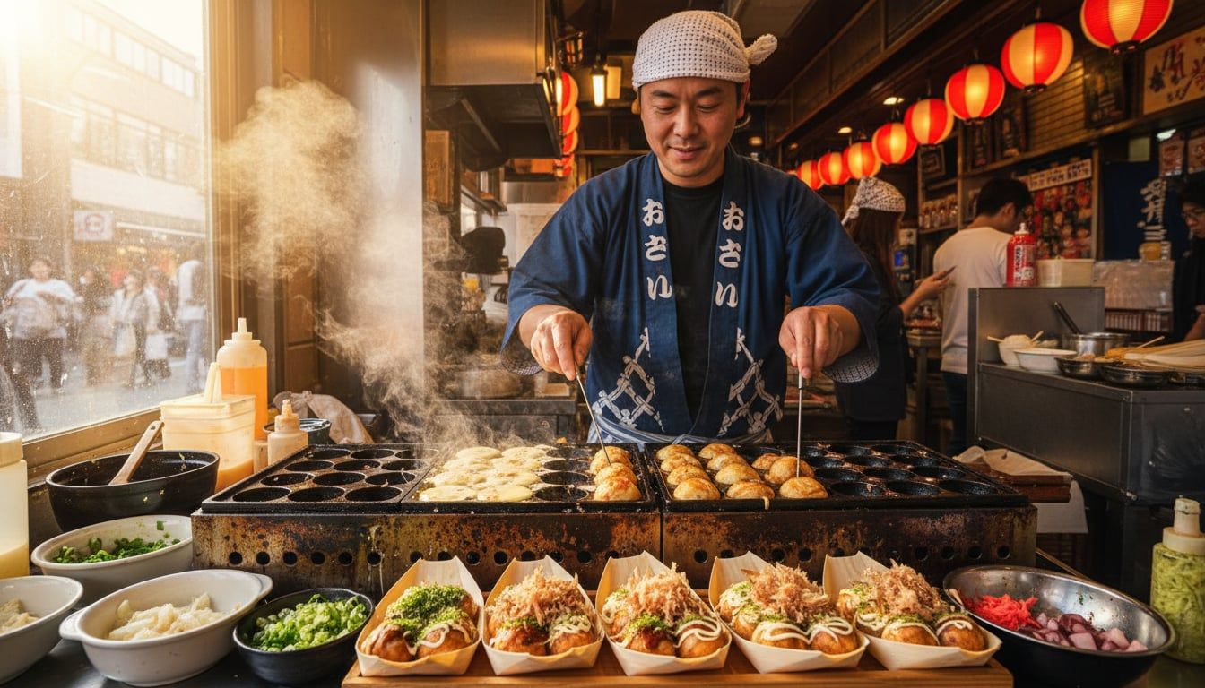 Takoyaki Master Guide: Osaka's Iconic Street Food, History & Best Shops