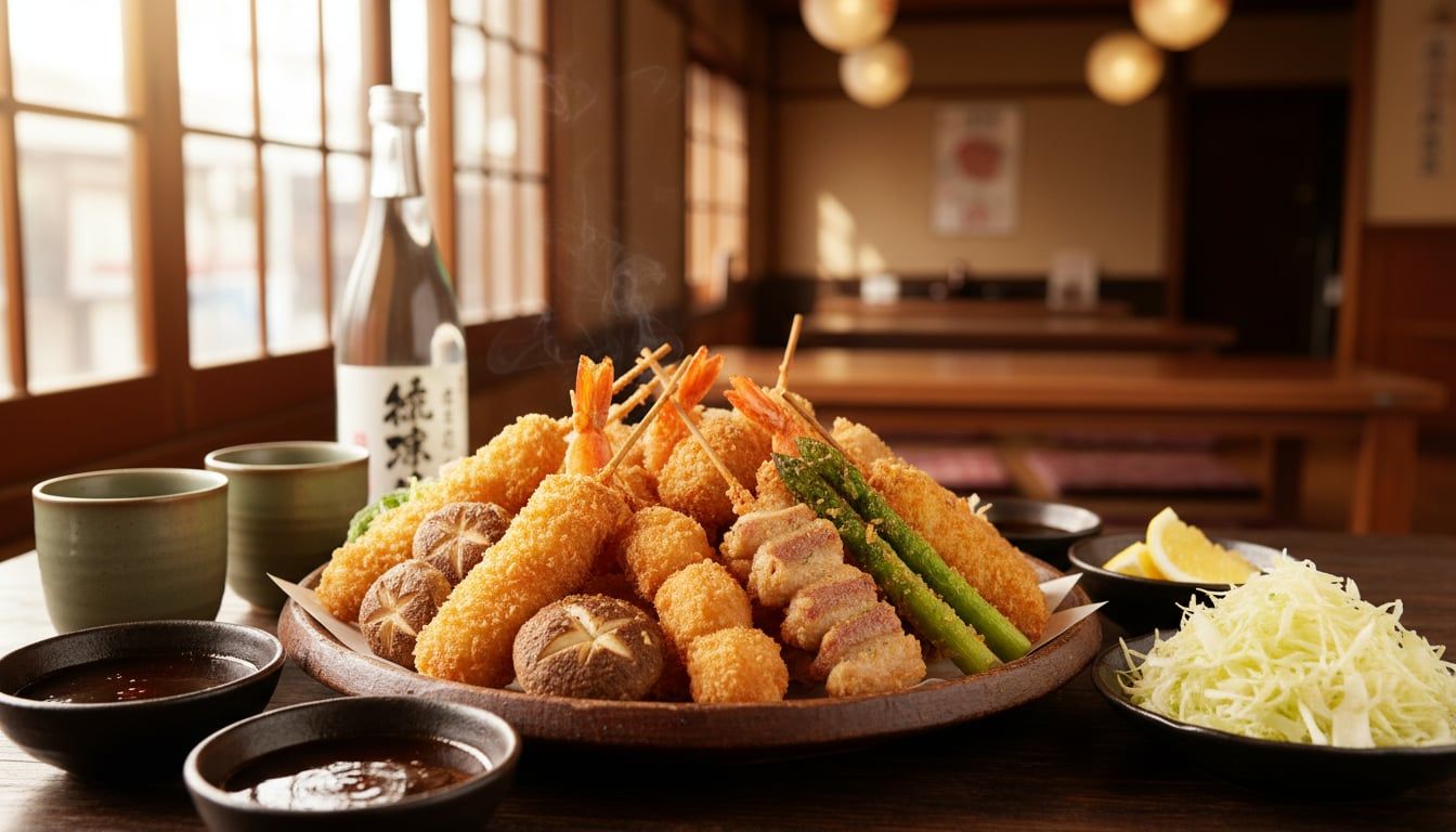 Kushikatsu Deep Dive: Osaka's Fried Skewer Culture & Best Spots