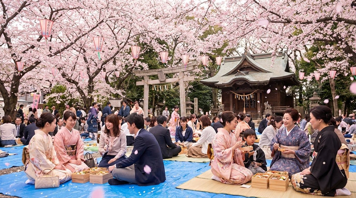 Japanese Spring Festivals 2026: Cherry Blossoms, Shrine Parades & Matsuri Guide
