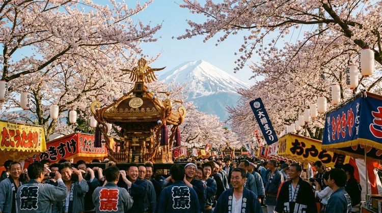 Mount Fuji Area Festivals: Fireworks, Fire, and Flower Fields