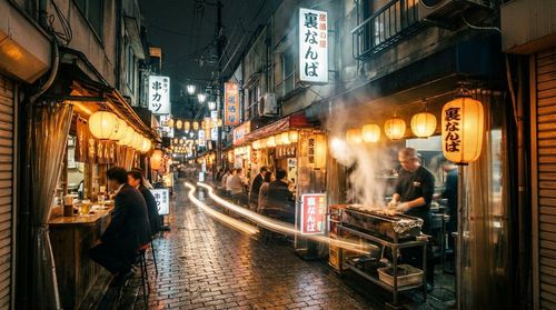 우라난바: 오사카 뒷골목 이자카야 호핑의 성지