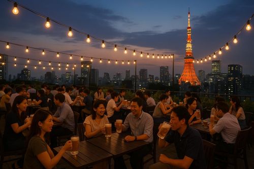 Japan's Rooftop Beer Gardens: Your Complete Guide to Nomihoudai Under the Stars